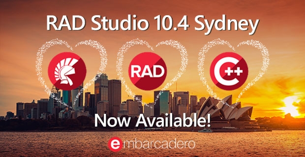 Оновити ліцензію попередніх версій Delphi, C++Builder та RAD Studio до версії 10.4 зі знижкою 30%