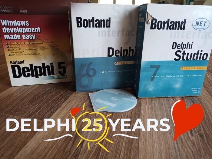 Знижка 35% на оновлення ліцензій Delphi, C++Builder та RAD Studio на честь 25-річчя Delphi